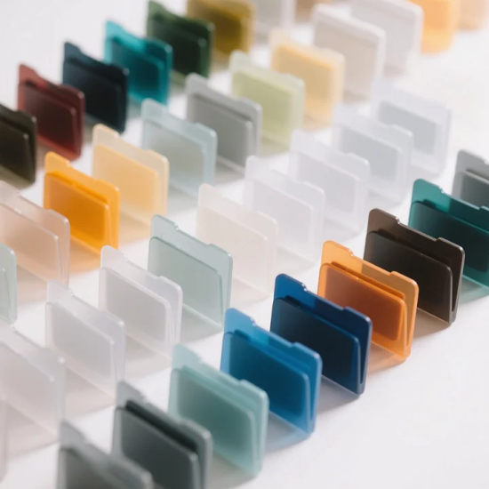 Transparent Plastic Card Holders